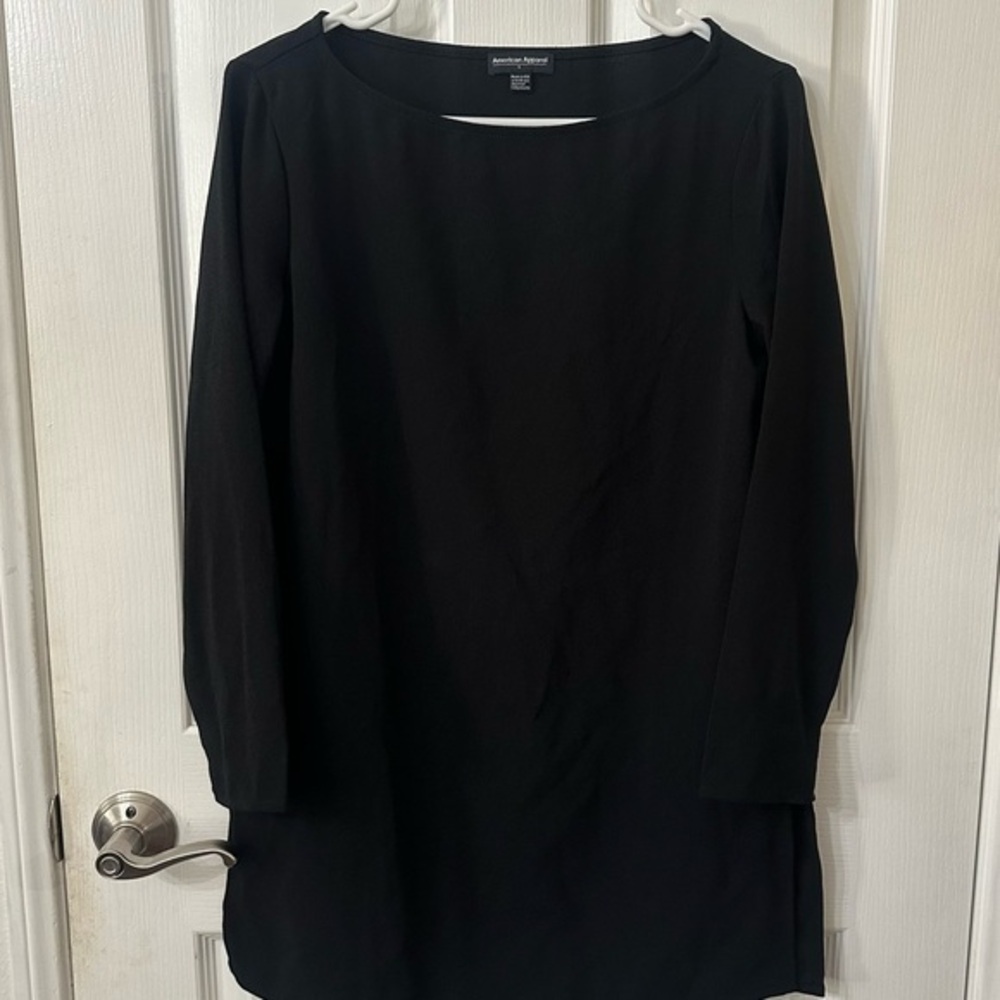 American Apparel Black Shift Dress, S NWT